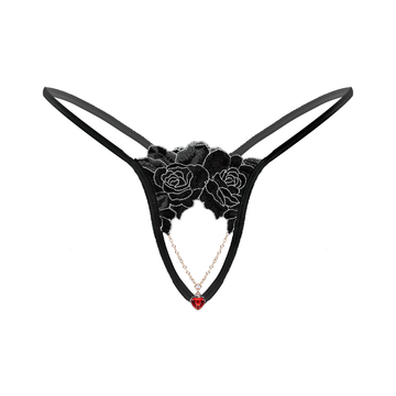 Men's Metal Chain Panties Lingerie / G-Strings Crotchless Open Butt T-Back Underpants - EVE's SECRETS